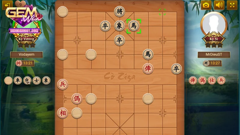 Bộ môn cờ úp Gemwin có cách di chuyển cờ giống cờ tướng