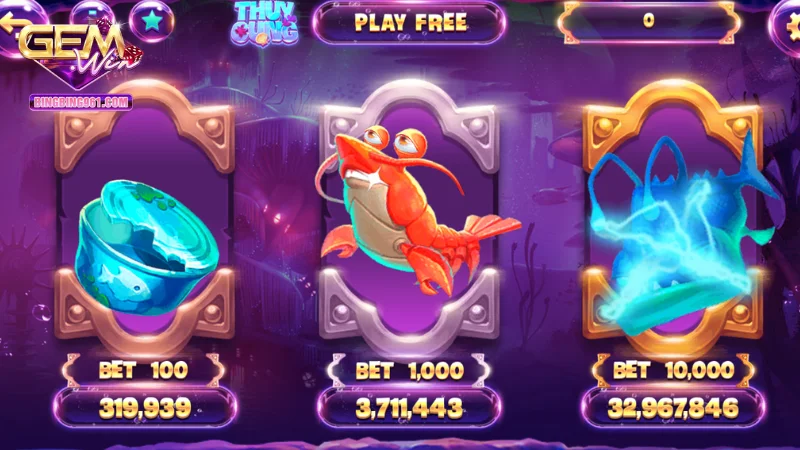 Cách chơi nổ hũ thủy cung Gemwin tương tự những game khác